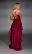 Alyce Paris 61738 Ruffle Skirt Corset Top Dress