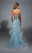Alyce Paris 61749 Flounce Skirt Sheer Corset Dress