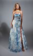 Alyce Paris 61752 High Slit Floral Corset Dress