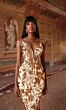 Alyce Paris 61755 Plunging Neckline Floral Sequin Dress