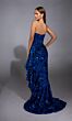 Alyce Paris 61760 High Low Strapless Sequin Dress