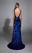 Alyce Paris 61761 High Slit Bare Back Sequin Dress
