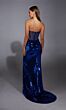 Alyce Paris 61764 High Slit Sheer Corset Sequin Dress
