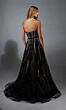 Alyce Paris 61770 Embellished Corset Strapless Glitter Dress