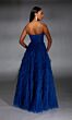 Alyce Paris 61774 Ruffle Skirt Strapless Glitter Dress