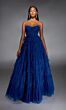 Alyce Paris 61774 Ruffle Skirt Strapless Glitter Dress