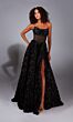 Alyce Paris 61775 Illusion Corset 3D Rose Dress
