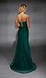 Alyce Paris 61793 High Slit Strapless Lace Dress