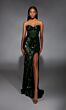 Alyce Paris 61796 Strapless Corset Sequin Dress