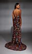 Alyce Paris 61813 Floral Sequin Halter Neck Dress