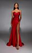Alyce Paris 61832 Embellished Corset High Slit Dress