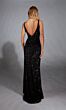 Alyce Paris 61841 High Slit Embellished V-Neck Dress