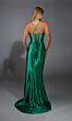 Alyce Paris 61849 Beaded Slit Plunging Neck Corset Dress