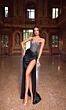 Alyce Paris 61863 High Slit Illusion Corset Dress
