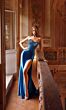 Alyce Paris 61879 Slit Skirt Embellished Corset Dress