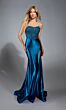 Alyce Paris 61879 Slit Skirt Embellished Corset Dress