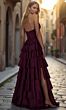 Alyce Paris 61889 Ruffle Skirt Strapless Corset Dress