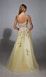 Alyce Paris 61909 High Slit Embroidered Corset Dress