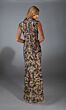 Alyce Paris 61918 High Neck Multicolor Floral Dress