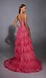 Alyce Paris 61927 Ruffle Skirt Glitter Lace Dress