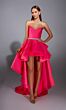 Alyce Paris 61934 Beaded Waist High Low Dress