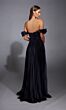 Alyce Paris 61946 Floral Straps Pleated A-line Dress