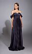 Alyce Paris 61946 Floral Straps Pleated A-line Dress