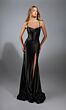 Alyce Paris 61950 Embellished Top High Slit Dress