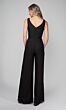 Alyce Paris 27633 Scoop Neck with Top Overlay Jumpsuit