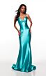 Alyce Paris 61436 Sweep Train Double Strap Dress