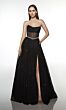 Alyce Paris 61982 Illusion Bodice Beaded Skirt Dress