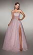 Alyce Paris 61982 Illusion Bodice Beaded Skirt Dress