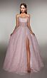 Alyce Paris 61982 Illusion Bodice Beaded Skirt Dress