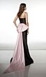 Alyce Paris 61983 Spaghetti Strap Basque Waist Dress