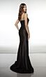 Alyce Paris 61983 Spaghetti Strap Basque Waist Dress