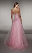 Alyce Paris 61984 Lace Applique Strapless A-Line Dress