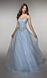 Alyce Paris 61984 Lace Applique Strapless A-Line Dress