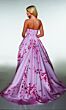 Alyce Paris 61989 Beaded Basque Waist Cutaway Slit Dress