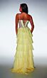 Alyce Paris 61993 Tiered Skirt Lace-Up Back Dress