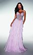 Alyce Paris 61993 Tiered Skirt Lace-Up Back Dress