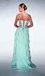Alyce Paris 61993 Tiered Skirt Lace-Up Back Dress