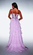 Alyce Paris 61993 Tiered Skirt Lace-Up Back Dress