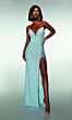 Alyce Paris 61998 High Slit Beaded Strapless Dress