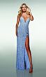 Alyce Paris 61998 High Slit Beaded Strapless Dress
