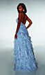 Alyce Paris 61999 Halter Neck Low Back Ruffle Dress