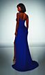 Alyce Paris 62002 Ruched Bust Lace-Up Back Fitted Dress