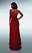 Alyce Paris 62004 High Slit Beaded Plunging Neck Dress