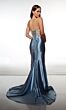 Alyce Paris 62012 Floral Corset Bodice Strapless Dress