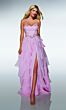 Alyce Paris 62013 Tiered Skirt Strapless Sweetheart Neck Dress