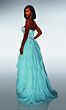 Alyce Paris 62013 Tiered Skirt Strapless Sweetheart Neck Dress